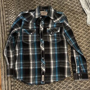 Stetson Men's Plaid Button-Down Shirt